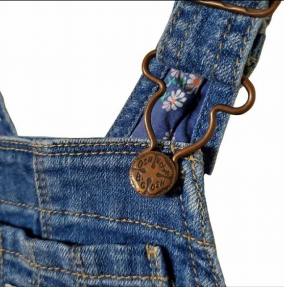 OshKosh Daisy Ruffle Overalls - Picture 8 of 12
